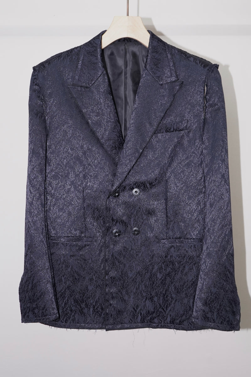 CUTOFF SHINY JACKET (NAVY) – blank