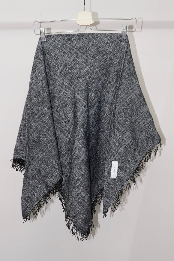 LAME TWEED STOLE (CHARCOAL)