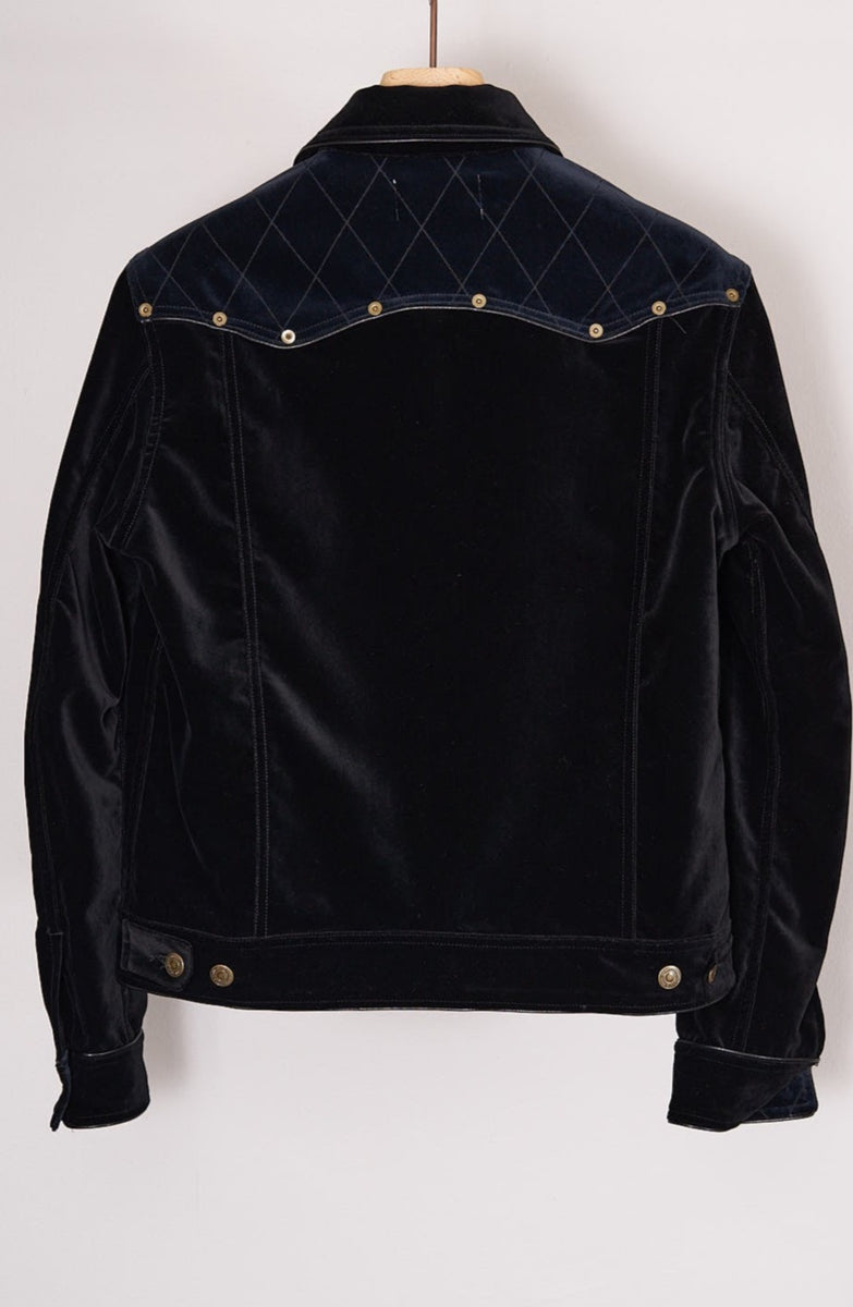 ジャケット・アウター SUGARHILL VELVET WESTERN JACKET SUGARHILL（シュガーヒル）のVELVET WESTERN JACKET (BLUE