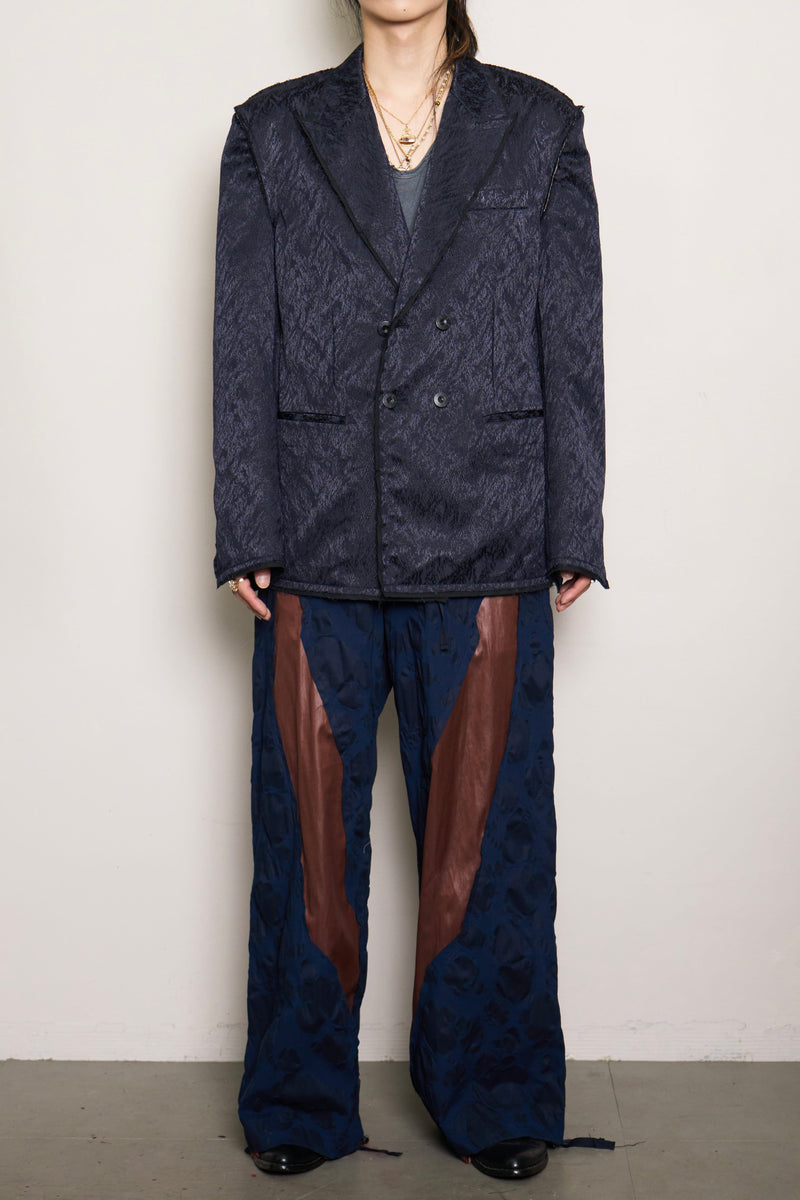 CUTOFF SHINY JACKET (NAVY) – blank