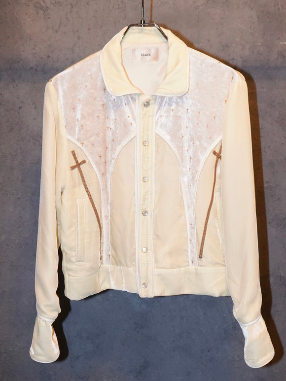 Glittering Cross JKT(WHT)