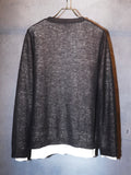Cross Damaged Knit (BLK)