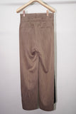 LAME STAR EMBROIDERED WIDE TROUSERS(OCHER)