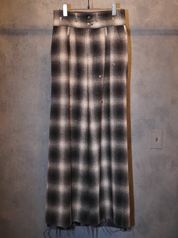 Cross Ombre Wide PT(BLK)