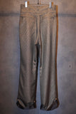 Lame Houndstooth Long Slacks(GLD)
