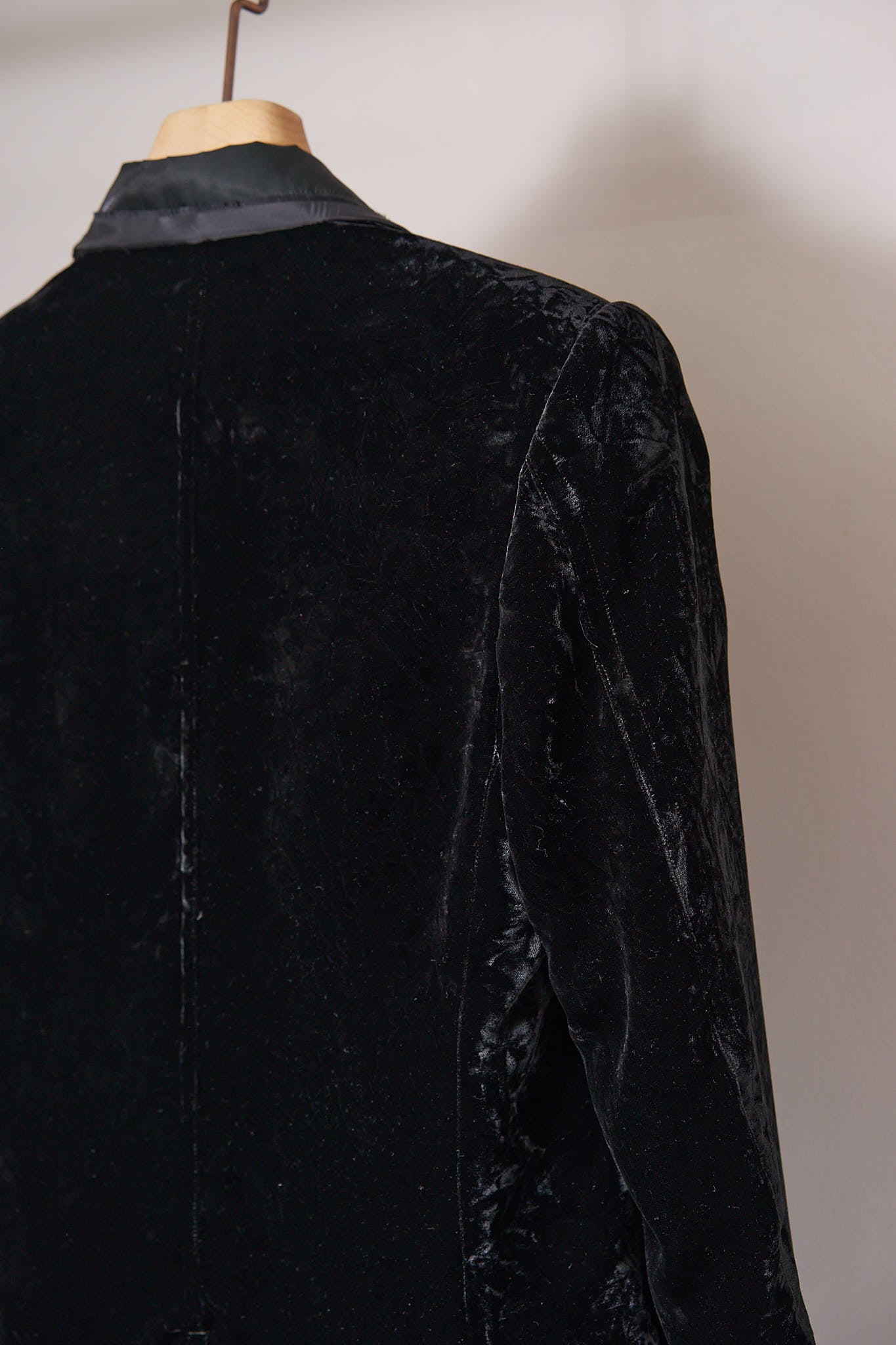 BLANK / CUT OFF VELVET JACKET/2/レーヨン/BLK/023005006001002001 CUT OFF VELVET JACKET(BLACK) – blank