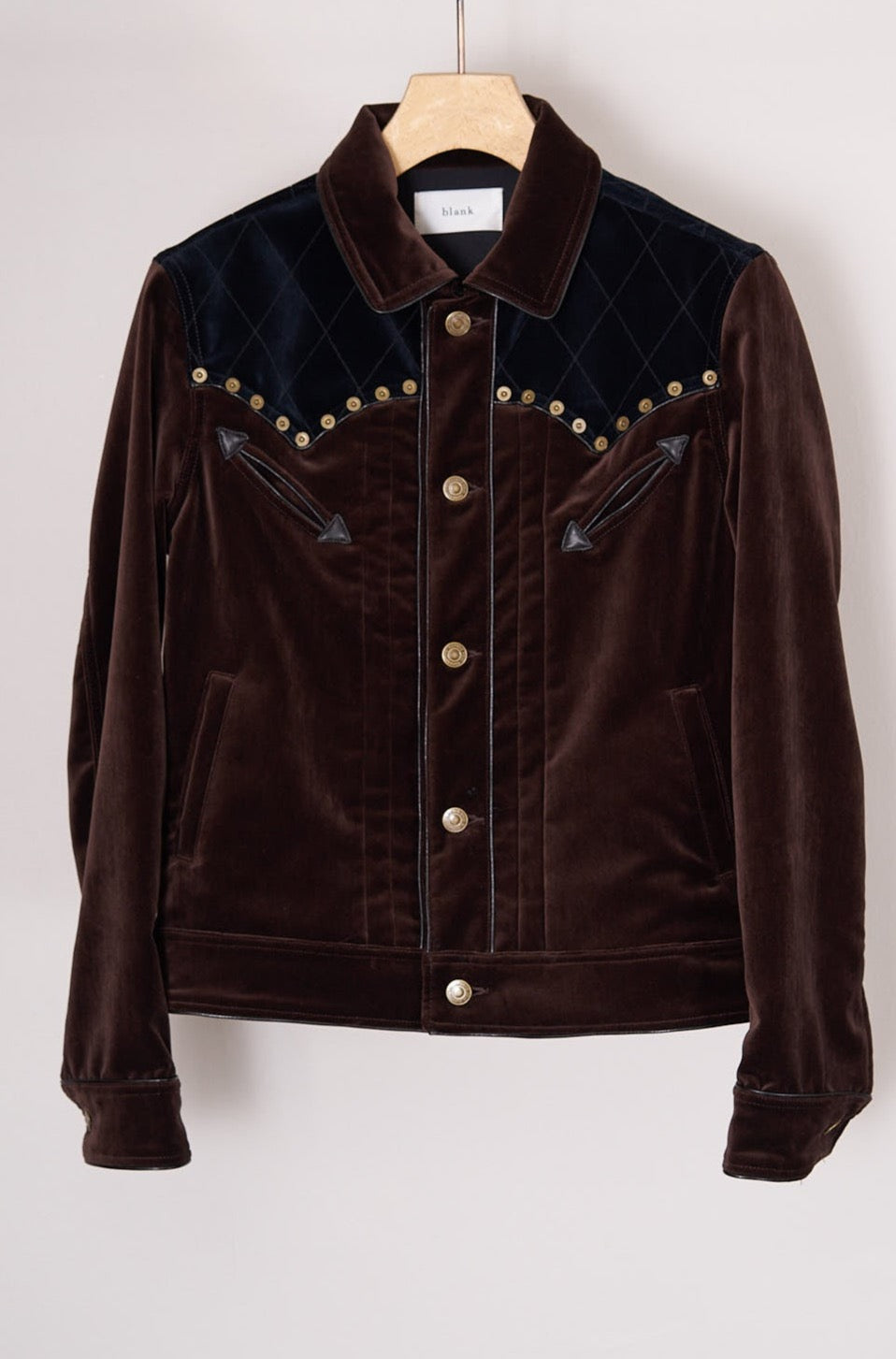 【セール】 VELVET blank – JACKET(BROWN) WESTERN ジャケット・アウター
