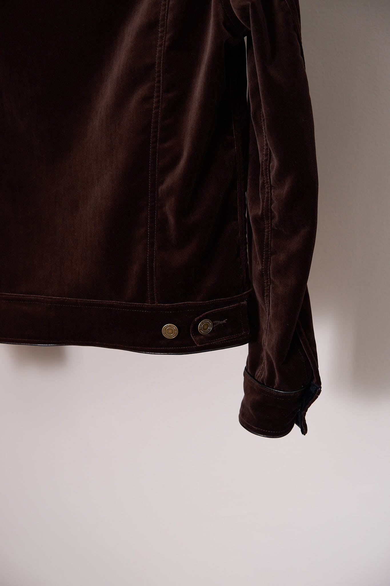 VELVET WESTERN JACKET(BROWN) – blank