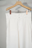 WAVE STUDS WIDE PANTS(WHITE)