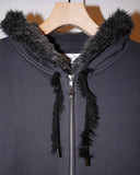 "後払い決済"【9~10月配送予定】DIAMOND FUR HOODIE(CHARCOAL)