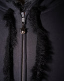 "後払い決済"【9~10月配送予定】DIAMOND FUR HOODIE(CHARCOAL)