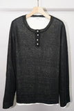 LAYERD HENRYNECK KNIT(BLACK)