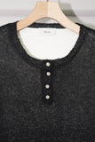 LAYERD HENRYNECK KNIT(BLACK)