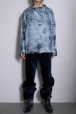 LOST LUSTER VELOUR L/S TEE (BLK)