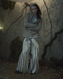 Deceptive Stripe Trousers(WHT)