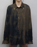RUSTED SUEEDE SHIRT (BROWN)