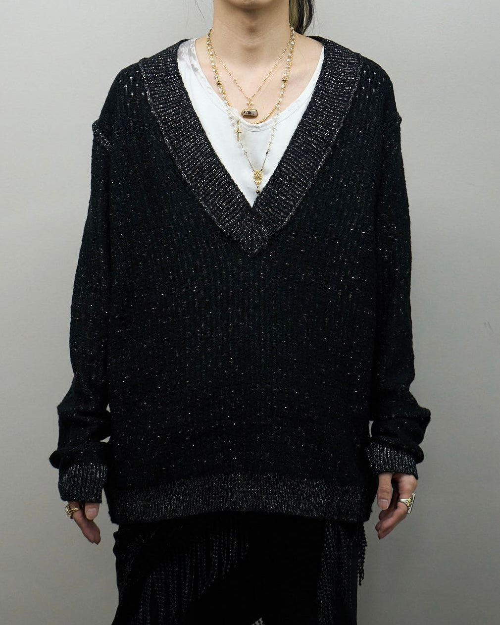 REVERSIBLE SCHOOL KNIT (BLACK) – blank