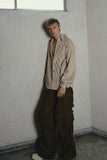 ANTIQUE MILITARY CARGO PANTS (BROWN)