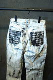 Ruin Jester Denim Pants(WHT)