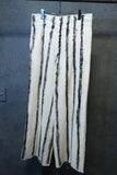 Deceptive Stripe Trousers(WHT)