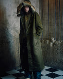 "後払い決済"【10~11月配送予定】CRCL MILITARY FUR COAT(KHAKI)