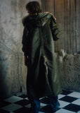 "後払い決済"【10~11月配送予定】CRCL MILITARY FUR COAT(KHAKI)