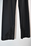 DECORATED LACE TROUSERS(BLACK)