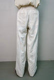 BOTANICAL JACQUARD PANTS(WHITE)